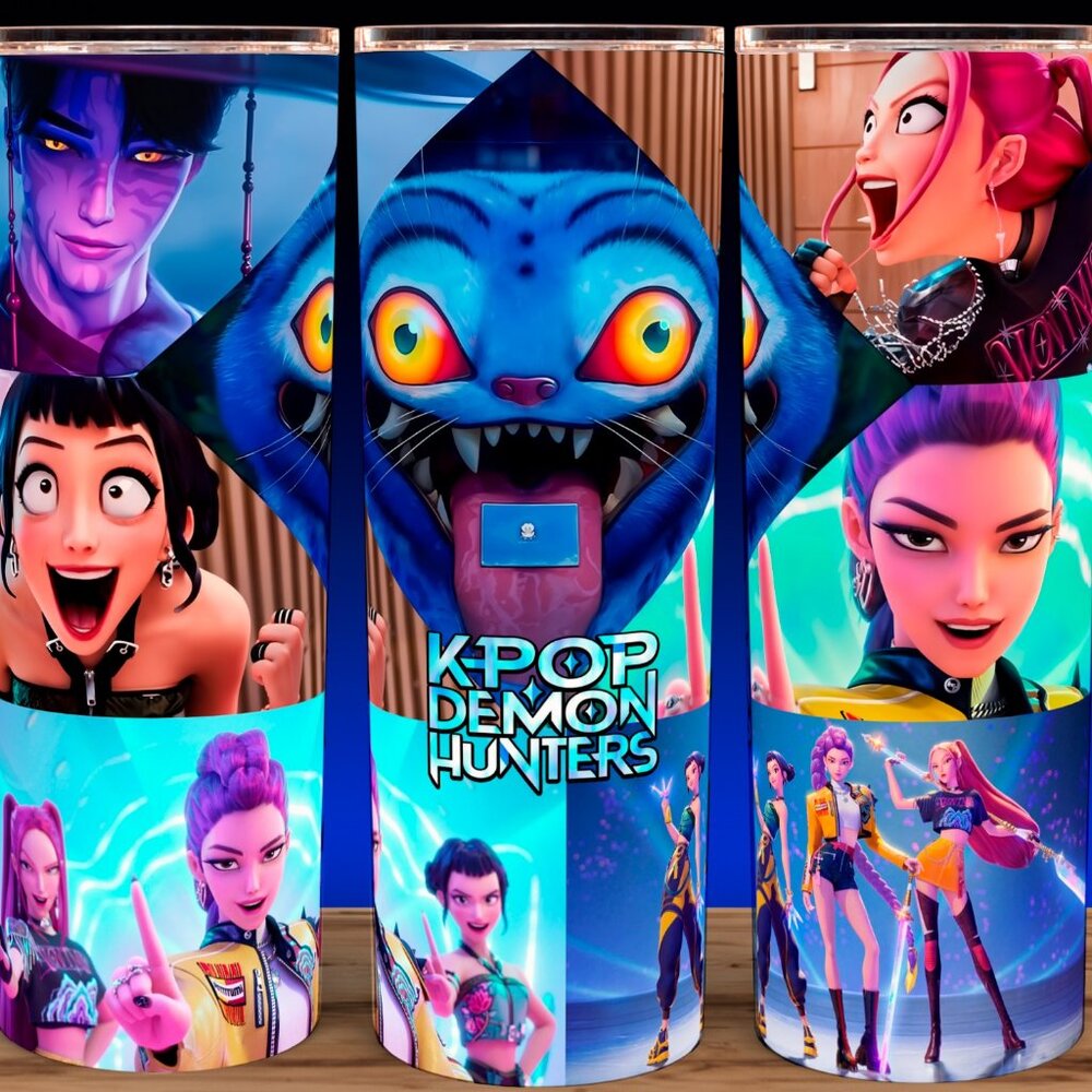 KPOP Demon Hunters Anime Cup Mug Tumbler 20oz